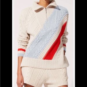 Solid & Striped Adriana Half Zip Pullover